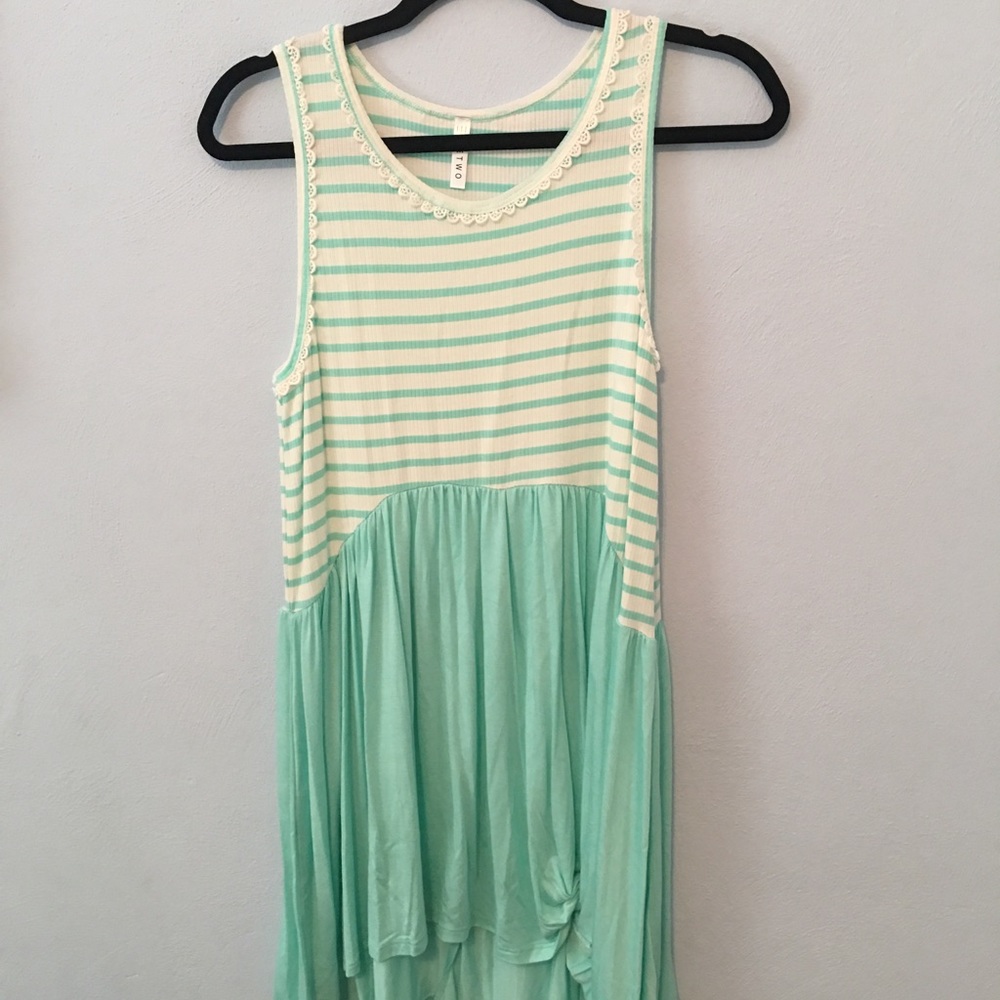 Knotted tank dress
